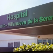 El varón fue trasladado al Hospital Don Benito-Villanueva de la Serena. / LP El varón fue trasladado al Hospital Don Benito-Villanueva de la Serena. / LP