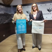 La diputada de Turismo, Elísabeth Martín Declara, y la directora del Balneario de Baños de Montemayor, Elisa Cruz. / LP La diputada de Turismo, Elísabeth Martín Declara, y la directora del Balneario de Baños de Montemayor, Elisa Cruz. / LP