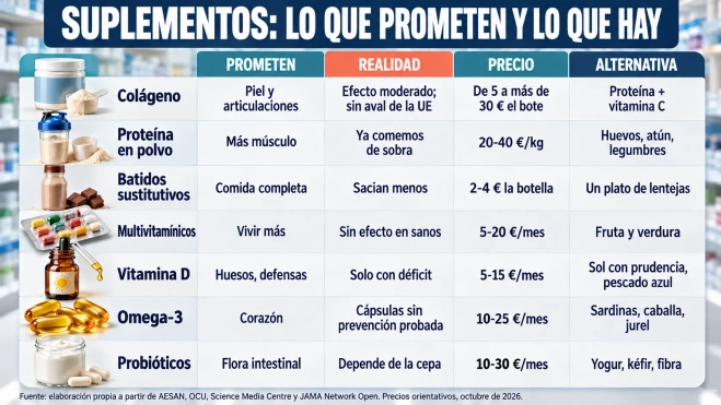 Suplementospromesas y realidad