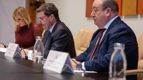 Juan José García, consejero de Agricultura extremeño, en la reunión del Consejo de Gobierno este martes. / LP Juan José García, consejero de Agricultura extremeño, en la reunión del Consejo de Gobierno este martes. / LP