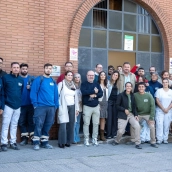 El alcalde de Mérida, Antonio Rodríguez Osuna, ha visitado este miércoles los espacios municipales destinados a locales sociales, situados en la calle Atarazanas. / LP El alcalde de Mérida, Antonio Rodríguez Osuna, ha visitado este miércoles los espacios municipales destinados a locales sociales, situados en la calle Atarazanas. / LP