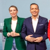 María Guardiola y Óscar Fernández, representantes del PP y Vox en la negociación en Extremadura. / LP María Guardiola y Óscar Fernández, representantes del PP y Vox en la negociación en Extremadura. / LP
