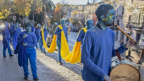 La ciudad monumental de Cáceres "reconstruye la humanidad” con la Novena de Beethoven.