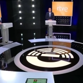 Debate a tres, con ausencia de María Guardiola, este jueves en TVE. / LP Debate a tres, con ausencia de María Guardiola, este jueves en TVE. / LP
