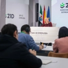 La portavoz de la Junta de Extremadura, Elena Manzano. / LP