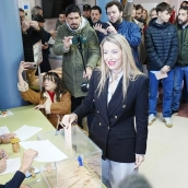 La candidata del Partido Popular a la Presidencia de la Junta de Extremadura, María Guardiola. / LP La candidata del Partido Popular a la Presidencia de la Junta de Extremadura, María Guardiola. / LP