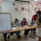 Colegio electoral extremeño en Mérida este sábado 21D. / EP Colegio electoral extremeño en Mérida este sábado 21D. / EP