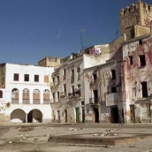 Estado de la Plaza Alta de Badajoz en 1995 antes de la llegada del Plan Urban. / Julio Sánchez (AFE) Estado de la Plaza Alta de Badajoz en 1995 antes de la llegada del Plan Urban. / Julio Sánchez (AFE)