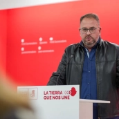 Antonio Rodríguez Osuna, secretario general del PSOE en Mérida. / LP