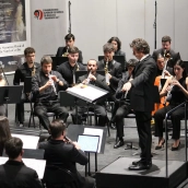 Banda del Conservatorio Superior de Badajoz en una imagen de 2024. / LP Banda del Conservatorio Superior de Badajoz en una imagen de 2024. / LP