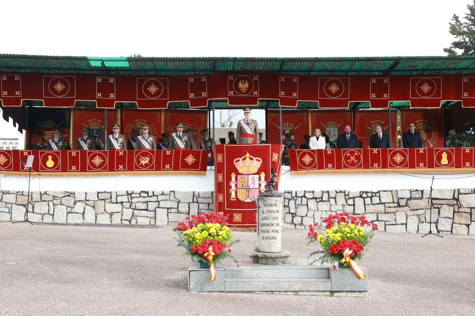 El rey en Cáceres.