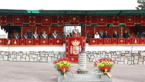 El rey en Cáceres.