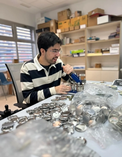 Usuario trabajando en ASPACE