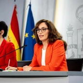 La ministra de Sanidad, Mónica García. / LP