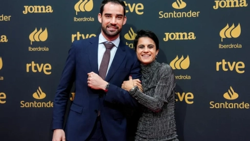 Alvaro Martín y María Pérez durante la Gala del COE.