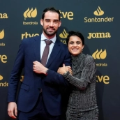 Alvaro Martín y María Pérez durante la Gala del COE. Alvaro Martín y María Pérez durante la Gala del COE.