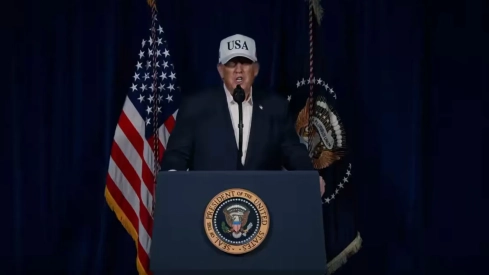 El presidente estadounidense, Donald Trump, confirma el inicio de la ofensiva en la red oficial de la Casa Blanca. / Casa Blanca