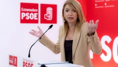 La portavoz del Grupo Socialista en la Asamblea de Extremadura, Piedad Álvarez. / LP 