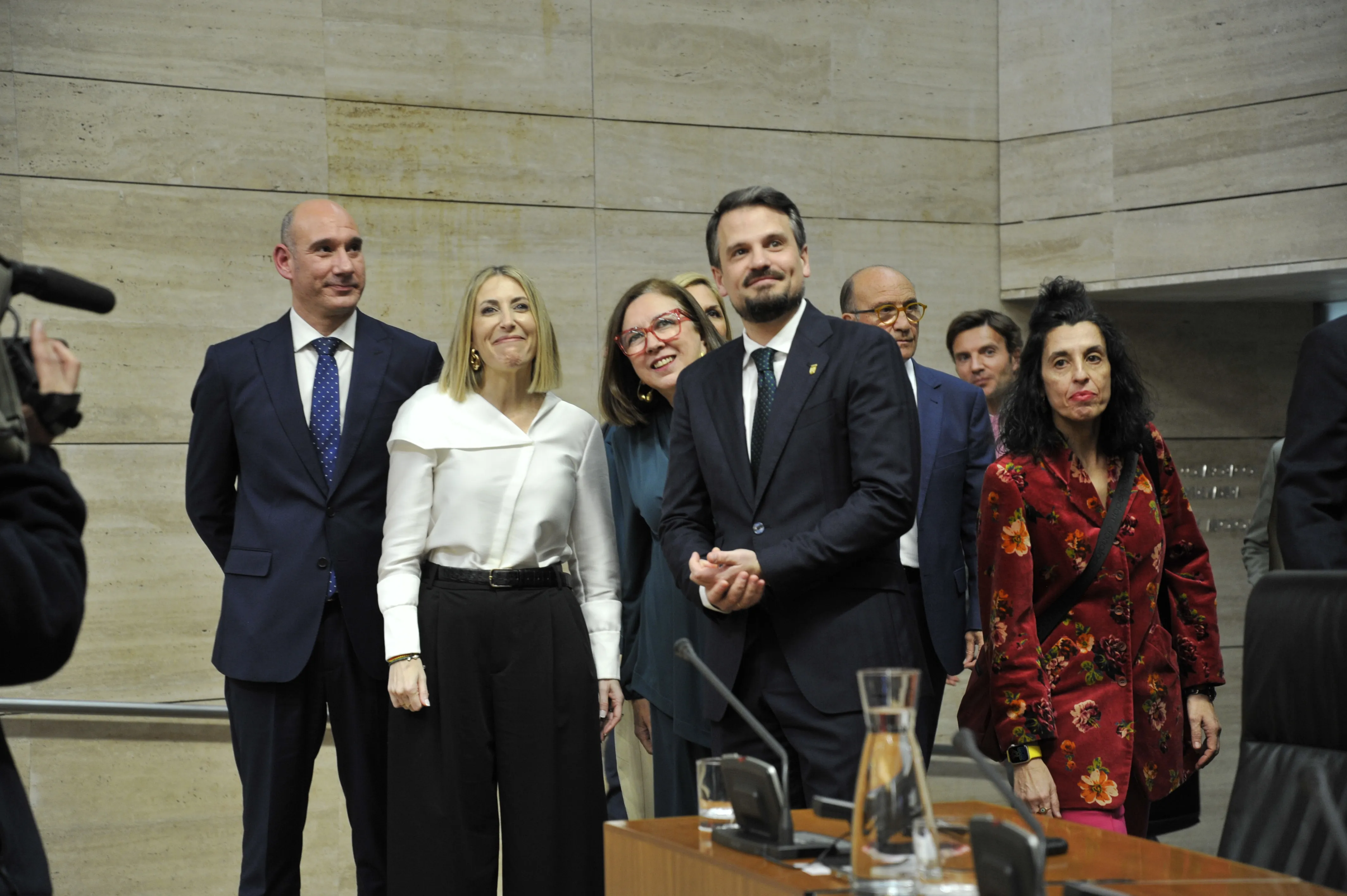 María Guardiola, a su llegada al hemiciclo en una imagen de archivo. / LP 