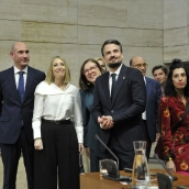 María Guardiola, a su llegada al hemiciclo en una imagen de archivo. / LP María Guardiola, a su llegada al hemiciclo en una imagen de archivo. / LP
