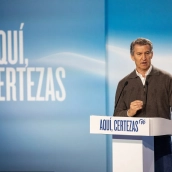 El presidente del Partido Popular, Alberto Núñez Feijóo. / LP El presidente del Partido Popular, Alberto Núñez Feijóo. / LP