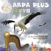 Cartel de la 27ª edición del Concurso Arpa Plus de Badajoz. / LP Cartel de la 27ª edición del Concurso Arpa Plus de Badajoz. / LP