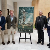  La presentación oficial de la Semana Santa de Badajoz 2026 tuvo lugar este viernes en el Arzobispado de Badajoz. / Aytobadajoz