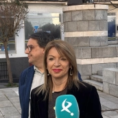 Piedad Álvarez, portavoz del Grupo Socialista en la Asamblea de Extremadura junto a José María Vergeles. / EP Piedad Álvarez, portavoz del Grupo Socialista en la Asamblea de Extremadura junto a José María Vergeles. / EP