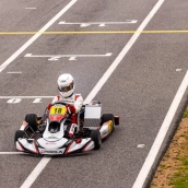 El piloto extremeño Rubén Muñoz en el circuito de Campillos. / LP El piloto extremeño Rubén Muñoz en el circuito de Campillos. / LP