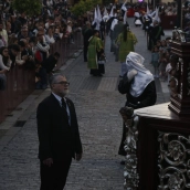 El Vía Crucis del Santísimo Cristo de la O es uno de los actos más singulares y emotivos de la Semana Santa de Mérida. / LP 