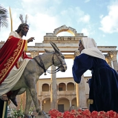 Desfile de la Real Cofradía Infantil, popularmente conocida como 'La Burrita'. / LP