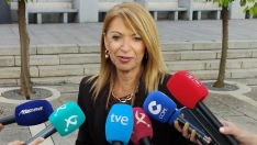 La portavoz del Grupo Socialista en la Asamblea de Extremadura, Piedad Álvarez. / LP