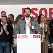 Álvaro Sánchez Cotrina este sábado tras su victoria en las primarias. / LP