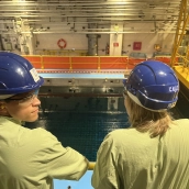 Piscina del Reactor 1 de la Central Nuclear de Almaraz, en parada técnica en mayo pasado para su recarga. / LP Piscina del Reactor 1 de la Central Nuclear de Almaraz, en parada técnica en mayo pasado para su recarga. / LP