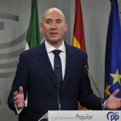 José Ángel Sánchez Juliá, portavoz del Grupo Popular en la Asamblea extremeña. / LP 