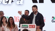 Álvaro Sánchez Cotrina, secretario general del PSOE de Extremadura en el congreso regional del partido. / EP