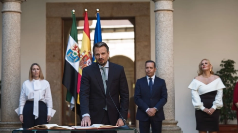 Toma de posesión de Abel Bautista.