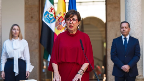 Toma de posesión de Mercedes Morán.