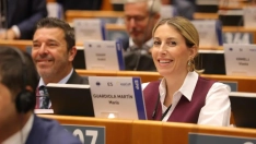 María Guardiola en la apertura del 171º Pleno del Comité Europeo de las Regiones. / LP 