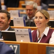 María Guardiola en la apertura del 171º Pleno del Comité Europeo de las Regiones. / LP María Guardiola en la apertura del 171º Pleno del Comité Europeo de las Regiones. / LP