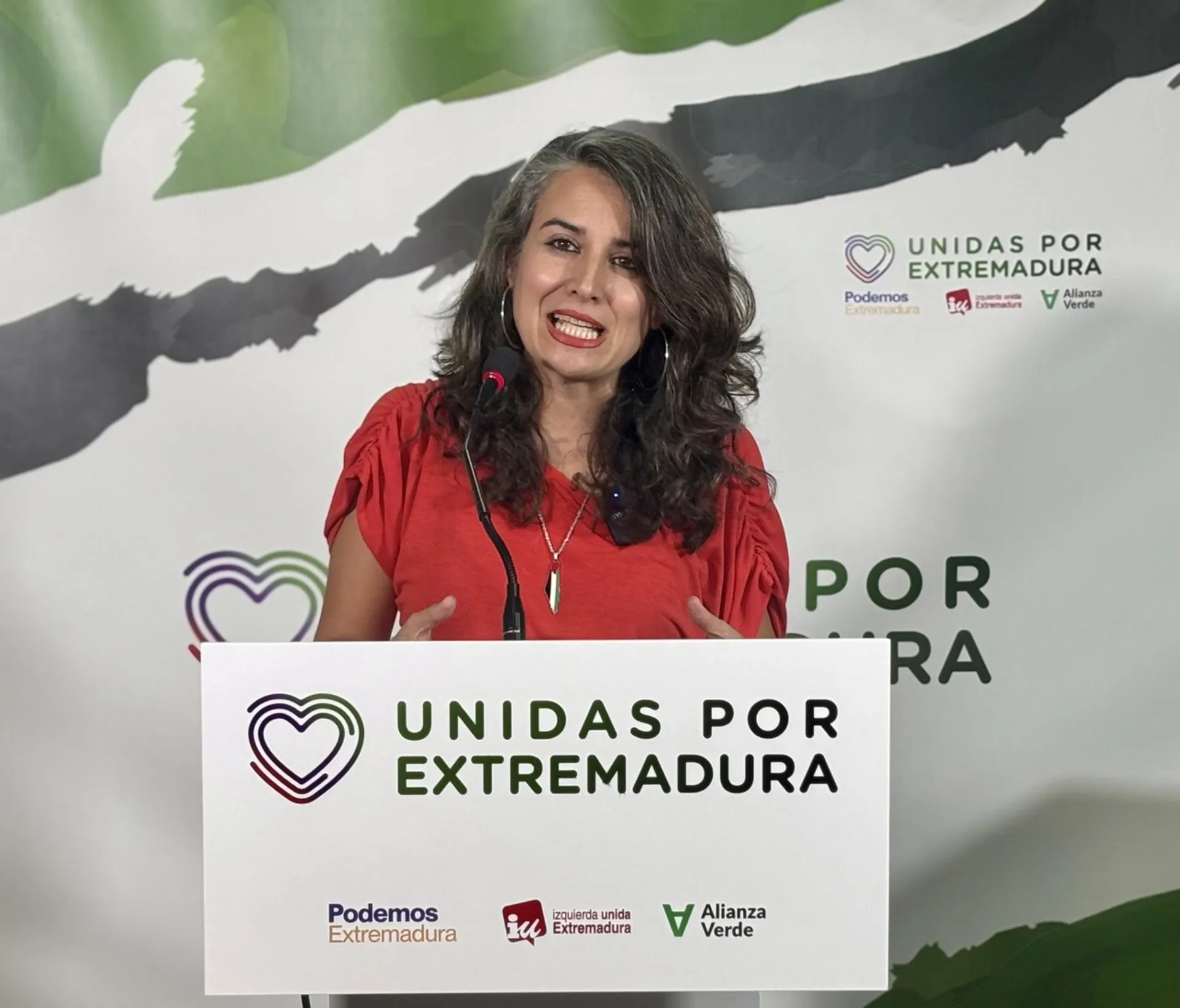 irene de Miguel, líder de Unidas por Extremadura. / LP