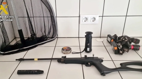 Incautación de la Guardia Civil en Trasierra. / LP