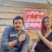 Daniel Holguín y su pareja, la también extremeña María Moreno, (reportera televisiva, creativa y guionista). / LP Daniel Holguín y su pareja, la también extremeña María Moreno, (reportera televisiva, creativa y guionista). / LP