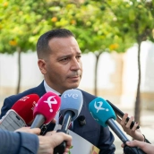 El diputado autonómico y portavoz de Vox Óscar Fernández. / LP